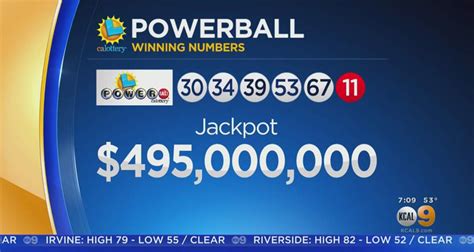 past ca lottery numbers